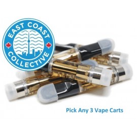 *Live Resin* Vape Carts 3-pack by East Coast Collective