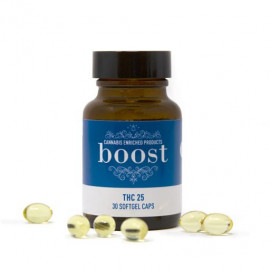 Boost THC Gel Caps - 25mg THC (30 Count Bottle)