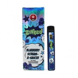 Zonked *Live Resin* Disposable Vape Pen - Blueberry Scream-A-Saucer (1g)