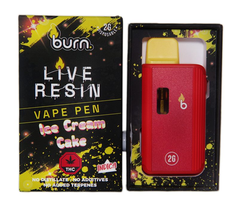 Burn *Live Resin* Disposable Vape Pens (2g) - Image 3