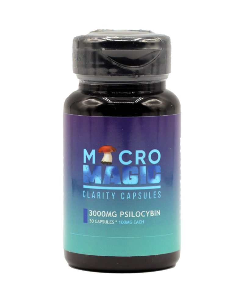 Psilocybin Microdose Shroom Capsules (100MG)  30 Count Bottle - Image 2