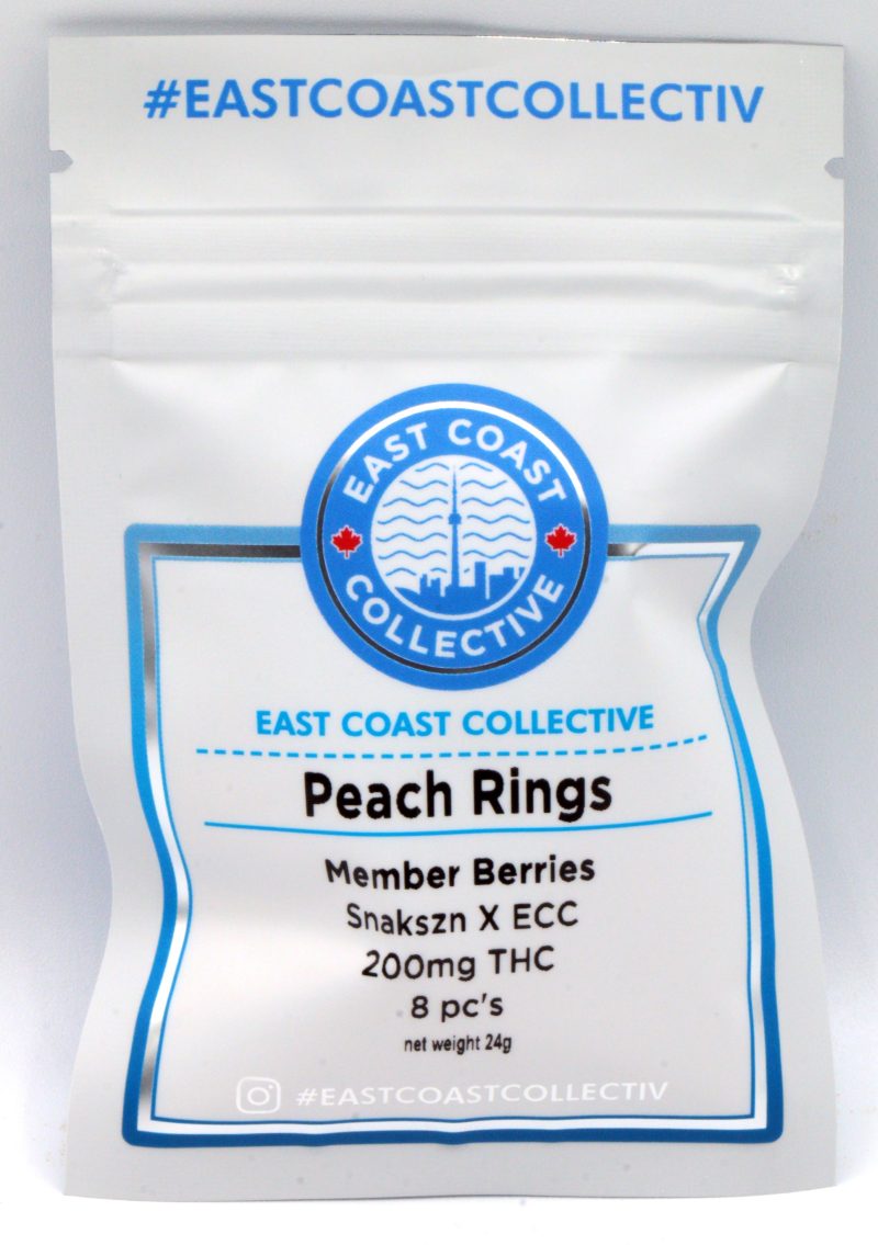 East Coast Collective - Member Berries - Peach Rings (200mg) *Solventless* - Image 2