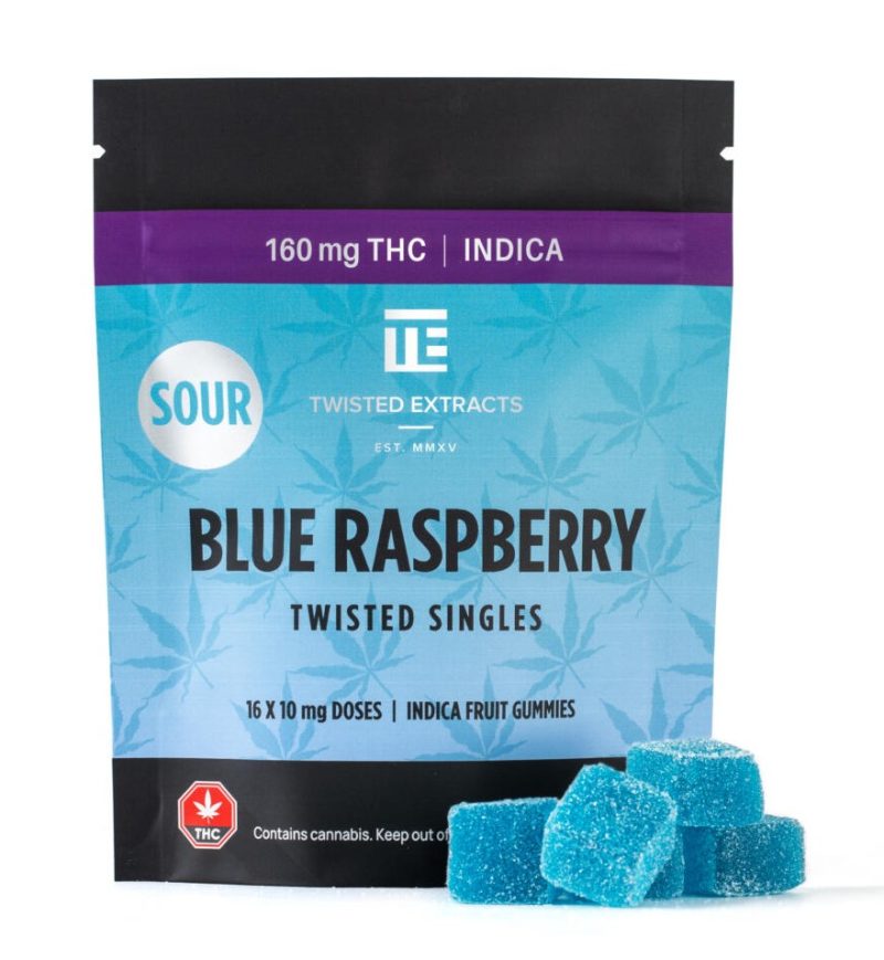 Twisted Extracts - Singles - Sour Blue Raspberry - 160mg THC (Indica) - Image 2