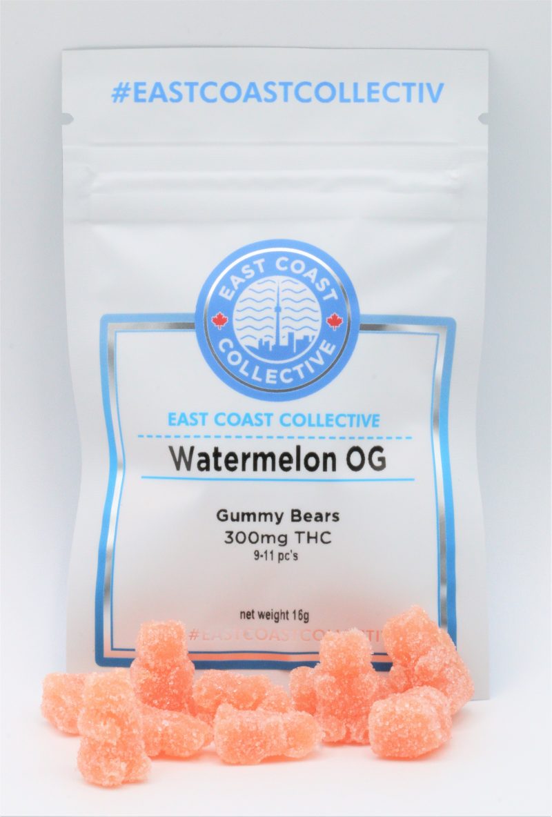 East Coast Collective Gummy Bears - Watermelon OG (300mg THC) - Image 2