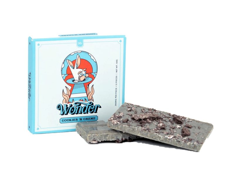 Wonder Psilocybin - Chocolate Bar - Cookies ‘N Creme (3000mg/3g)