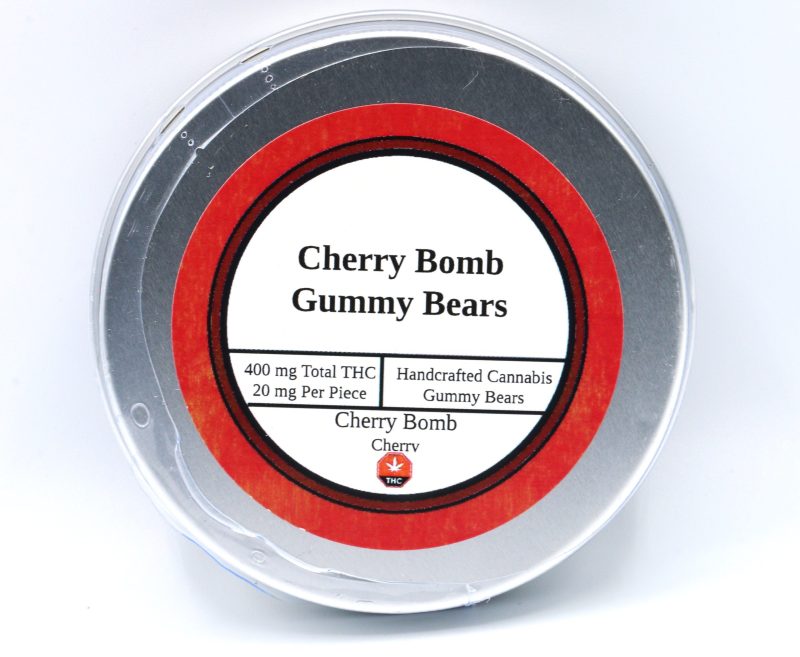 CannaCo THC Infused Gummy Bears - Cherry Bomb (400mg THC)