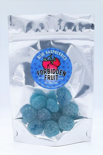 Forbidden Fruit - Blue Raspberries (200mg THC per pack)