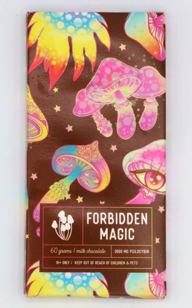 Forbidden Magic - Psilocybin - Milk Chocolate Bar (3000mg/3g)