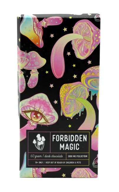 Forbidden Magic - Psilocybin - Dark Chocolate Bar (3000mg/3g)