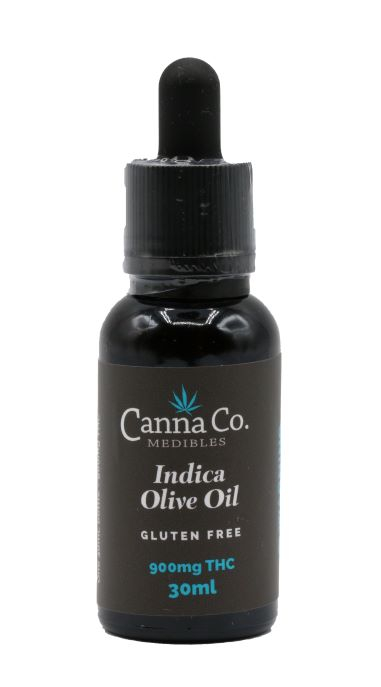 CannaCo Olive Oil Tincture - Indica (900mg THC) *Gluten Free*