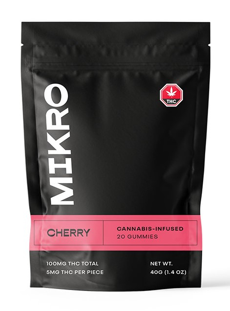 MIKRO Gummies - Cherry (100mg THC)