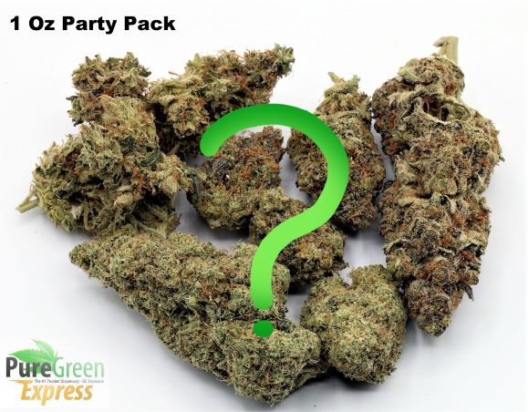 1 oz *Party Pack*  (4 Strains x 7 grams)