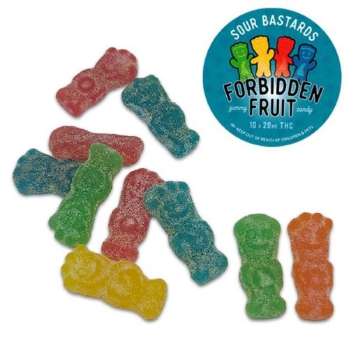 Forbidden Fruit - Sour Bastards (200mg THC per pack)