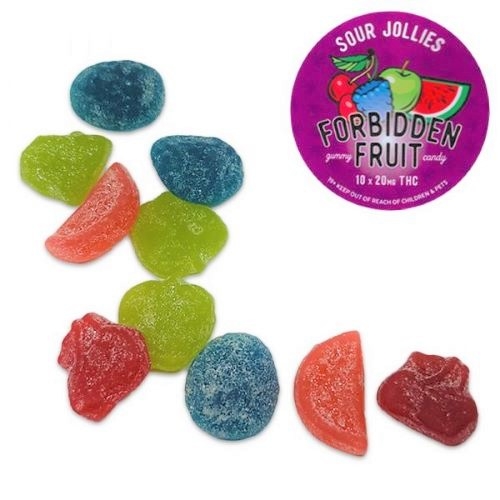 Forbidden Fruit - Sour Jollies (200mg THC per pack)