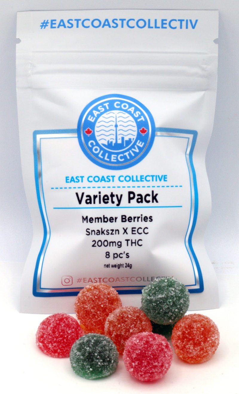 East Coast Collective - Member Berries - Variety Pack (200mg) *Solventless*