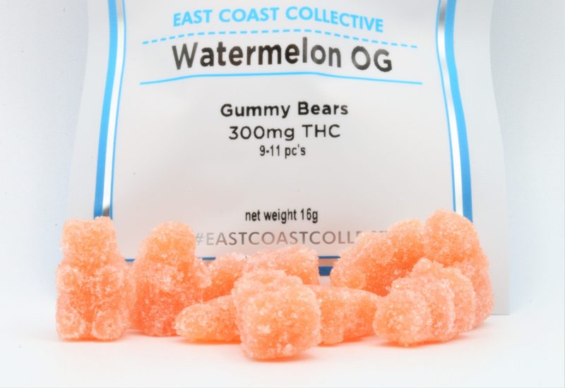 East Coast Collective Gummy Bears - Watermelon OG (300mg THC)