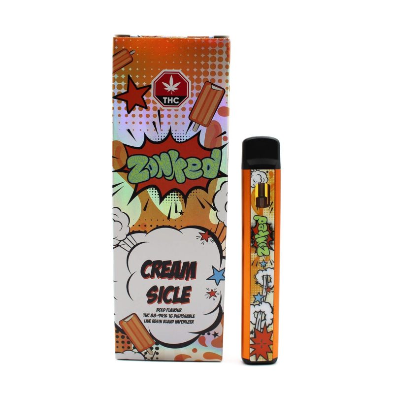 Zonked *Live Resin* Disposable Vape Pen - Orange Creamsicle (1g)