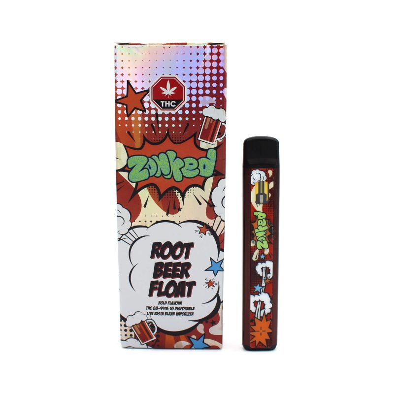 Zonked *Live Resin* Disposable Vape Pen - Root Beer Float (1g)