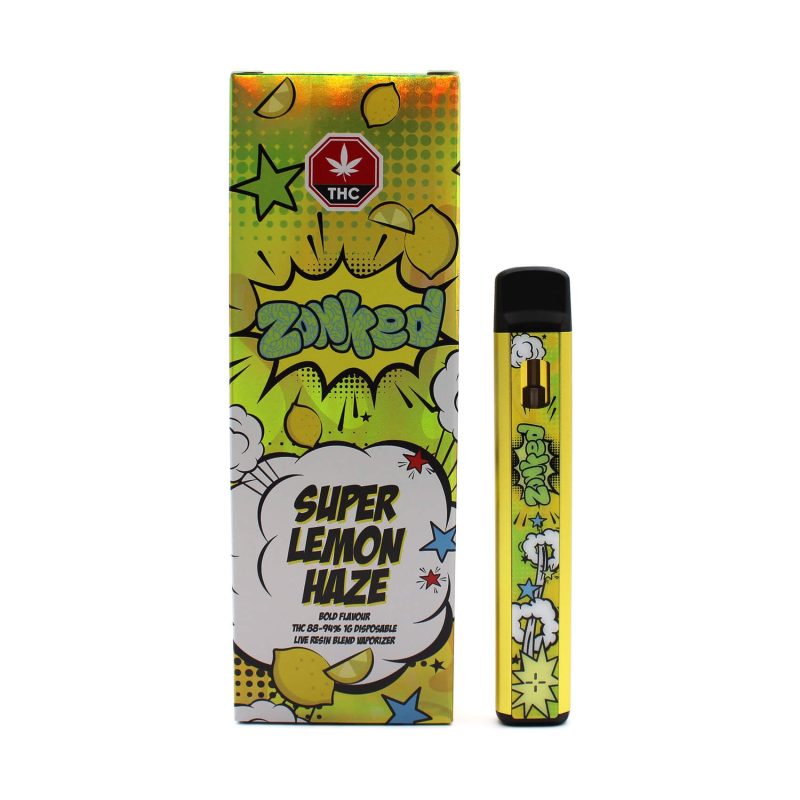 Zonked *Live Resin* Disposable Vape Pen - Super Lemon Haze (1g)